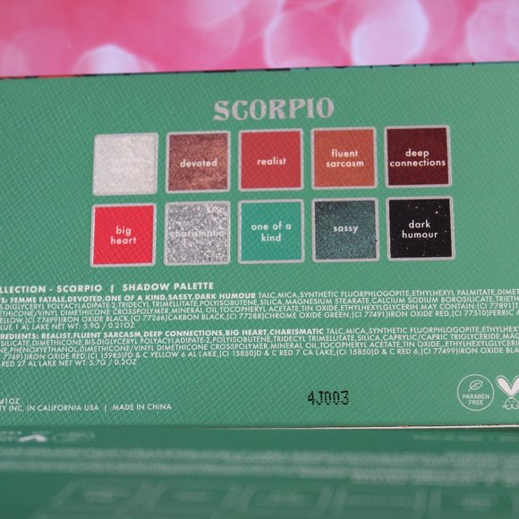 KARA BEAUTY | Scorpio Horoscope | Eyeshadow Palette - Picture 8 of 10